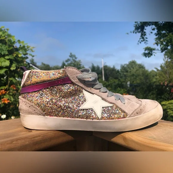 ⭐️GOLDEN GOOSE⭐️ | Glitter Mid Star •Size 40 •VGUC - Picture 3 of 15
